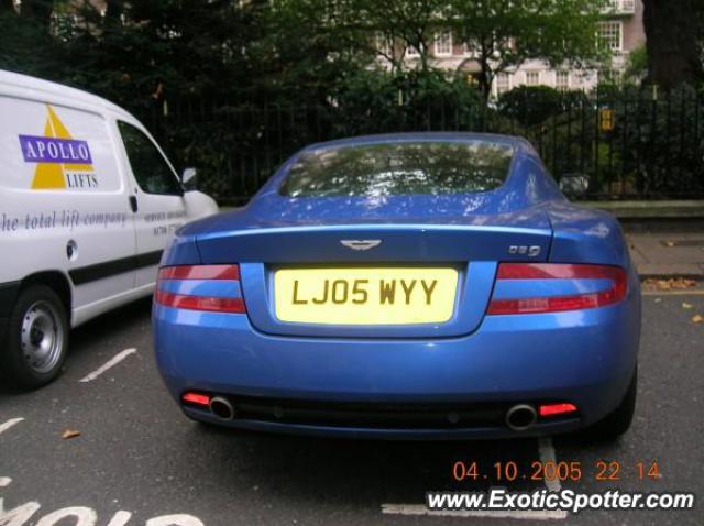 Aston Martin DB9 spotted in Knightsbridge, United Kingdom