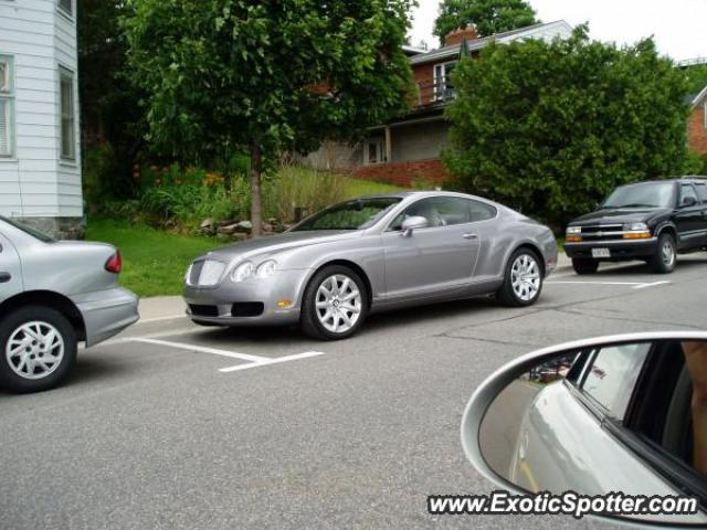 Bentley Continental spotted in Parry Sound, Canada