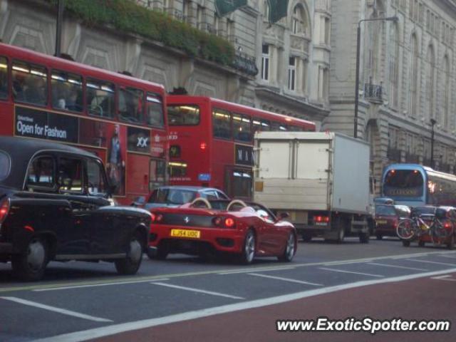 Ferrari 360 Modena spotted in London, United Kingdom