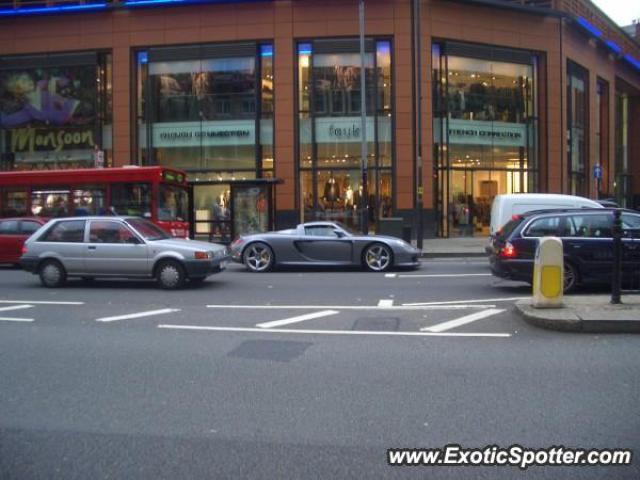 Porsche Carrera GT spotted in London, United Kingdom