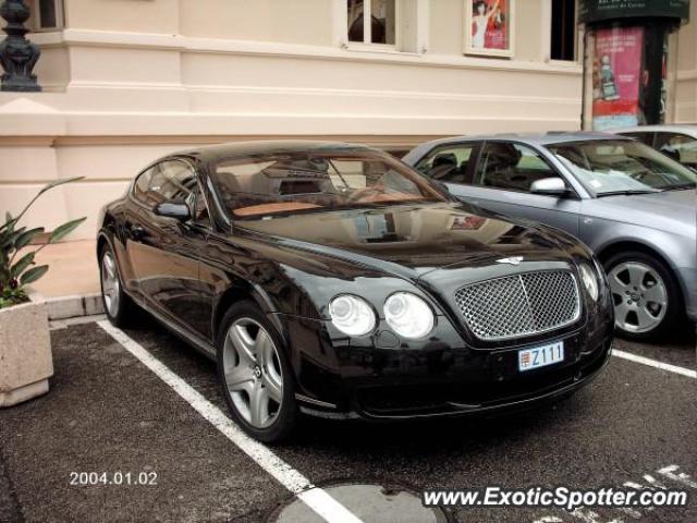 Bentley Continental spotted in Monte-Carlo, Monaco