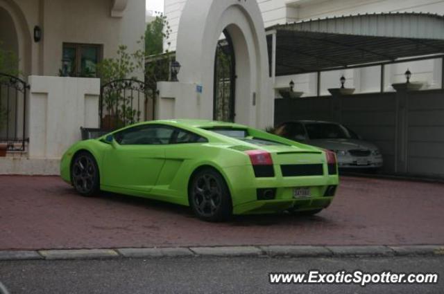 Lamborghini Gallardo spotted in Kuwait, Kuwait