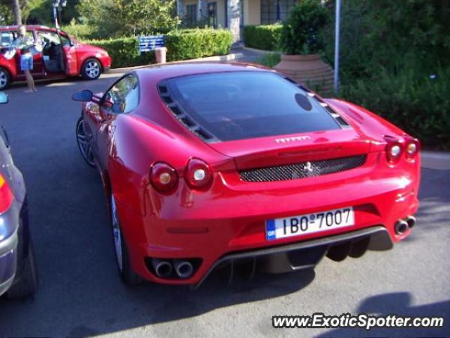 Ferrari F430 spotted in Olympian village, Greece