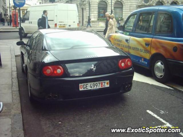 Ferrari 456 spotted in London, United Kingdom