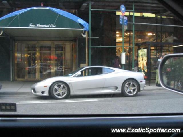 Ferrari 360 Modena spotted in NYC, New York