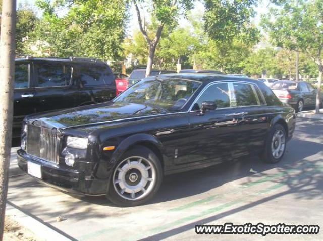 Rolls Royce Phantom spotted in Calbasas, California