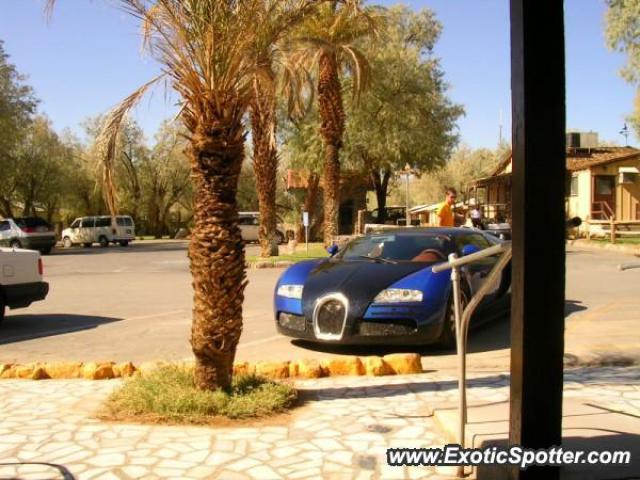 Bugatti Veyron spotted in Death Valley, California