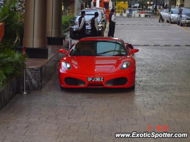 Ferrari F430 spotted in Orchard, Singapore