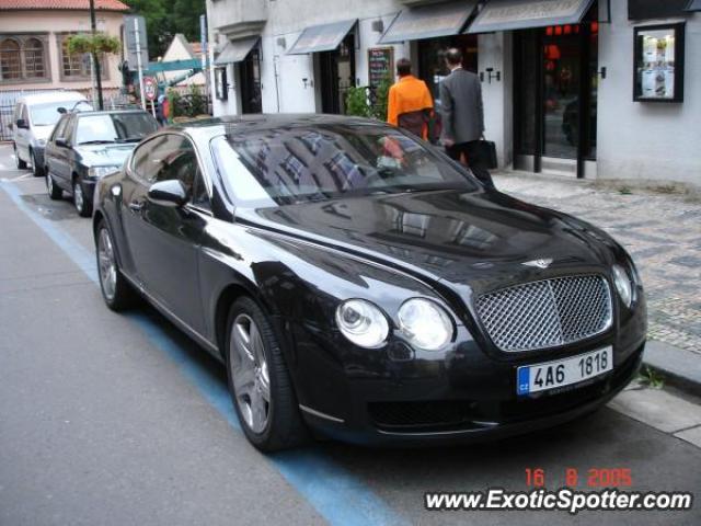 Bentley Continental spotted in Prague, Czech Republic