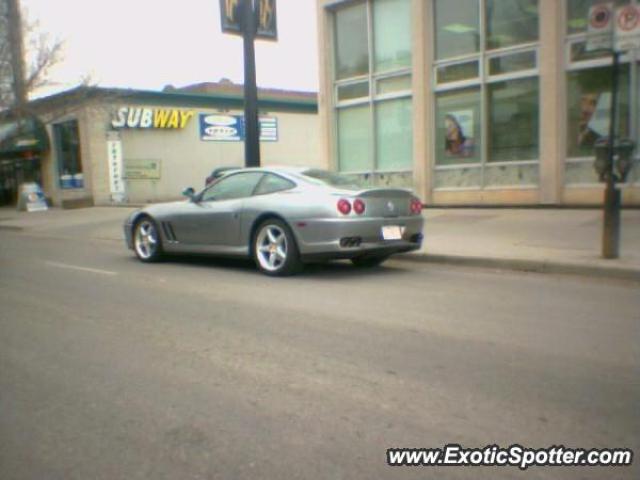 Ferrari 550 spotted in Calgary, Canada