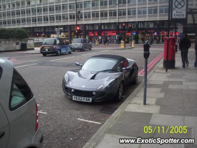 Lotus Elise spotted in London, United Kingdom