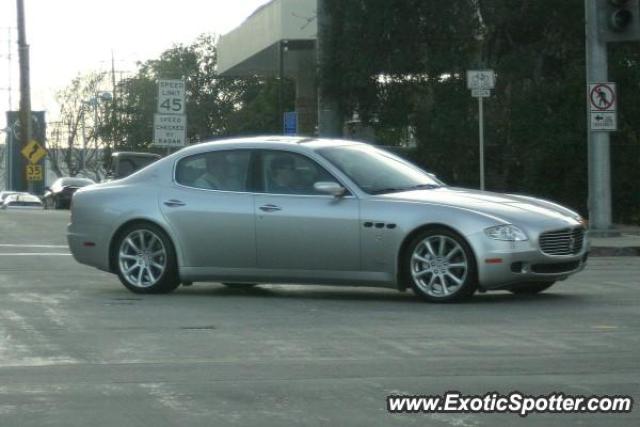 Maserati Quattroporte spotted in Calabasas, California