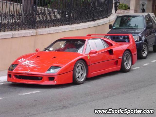 Ferrari F40 spotted in Monte Carlo, Monaco