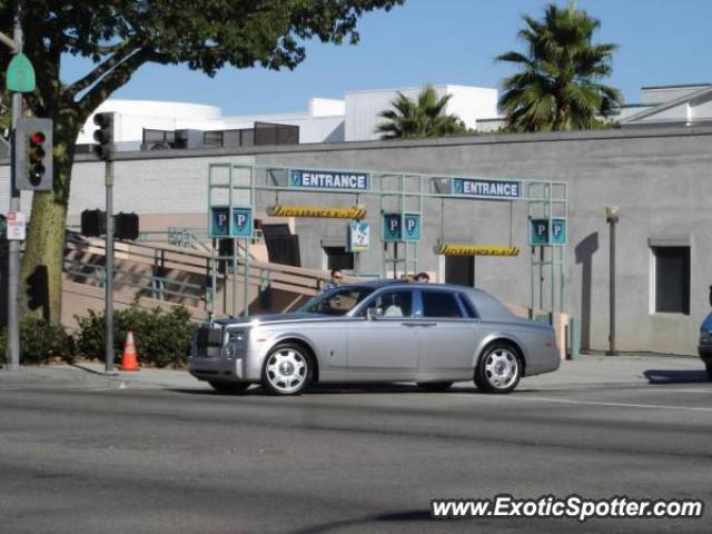Rolls Royce Phantom spotted in Los Angeles, California
