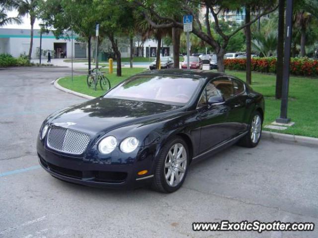 Bentley Continental spotted in Miami, Florida