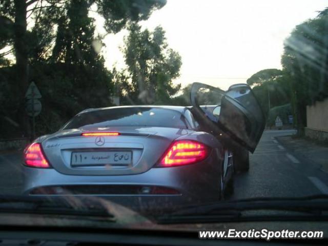 Mercedes SLR spotted in Saint-Tropez, France