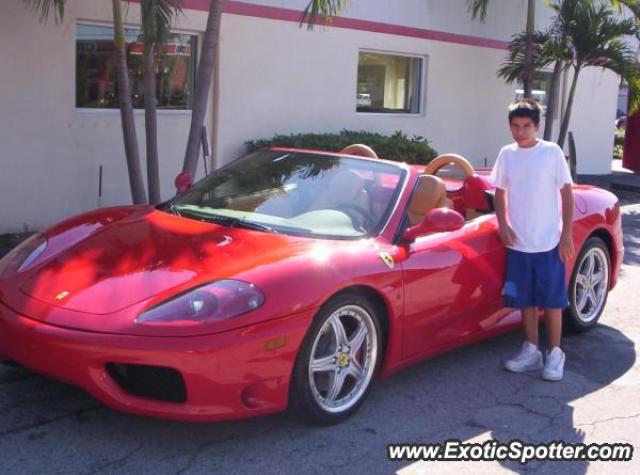 Ferrari 360 Modena spotted in CORAL SPRINGS, Florida