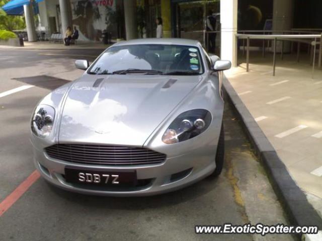 Aston Martin DB9 spotted in Orchard rd, Singapore