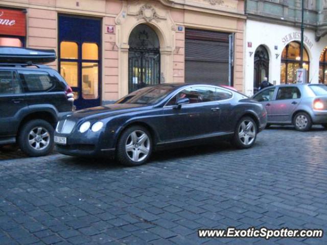 Bentley Continental spotted in Praha, Czech Republic
