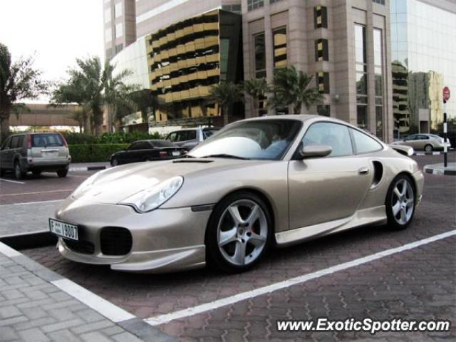 Porsche 911 Turbo spotted in Dubai, United Arab Emirates