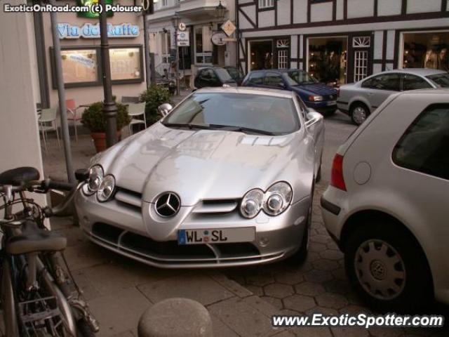 Mercedes SLR spotted in Hamburg, Germany