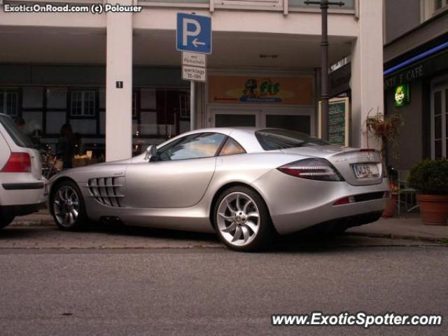 Mercedes SLR spotted in Hamburg, Germany