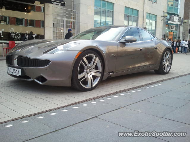 Fisker Karma spotted in Uppsala, Sweden