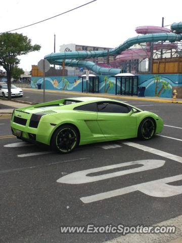 Lamborghini Gallardo spotted in Wildwood, New Jersey