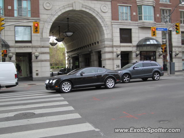 Bentley Continental spotted in Toronto, Canada