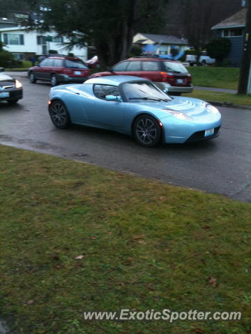 Tesla Roadster spotted in Seattle, Washington