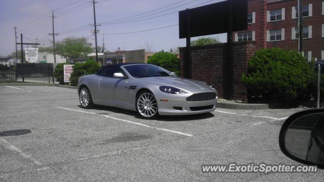 Aston Martin DB9 spotted in Island Park, New York