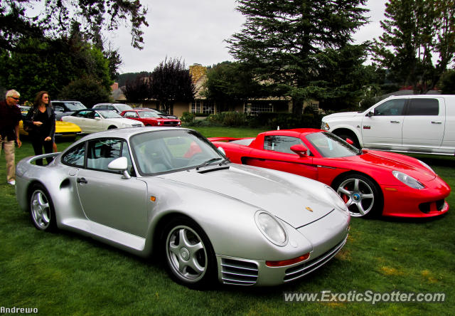 Porsche 959 spotted in Carmel California