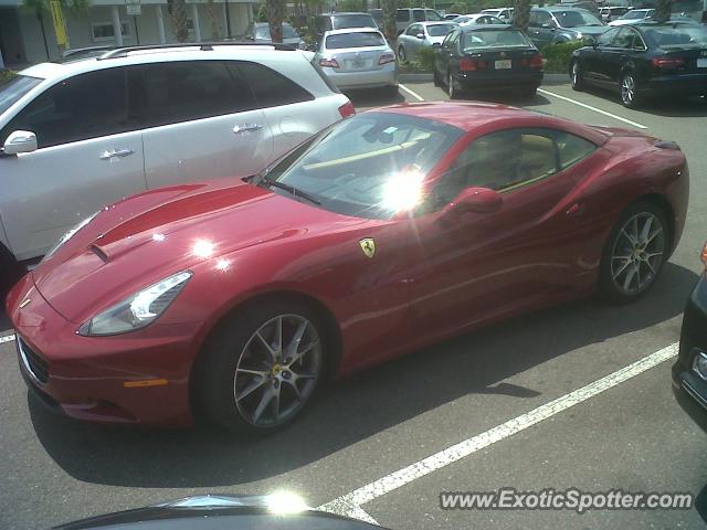 Ferrari California spotted in Tampa, Florida