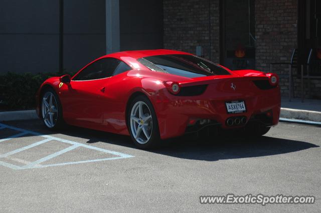 Ferrari 458 Italia spotted in Ft. Lauderdale, Florida
