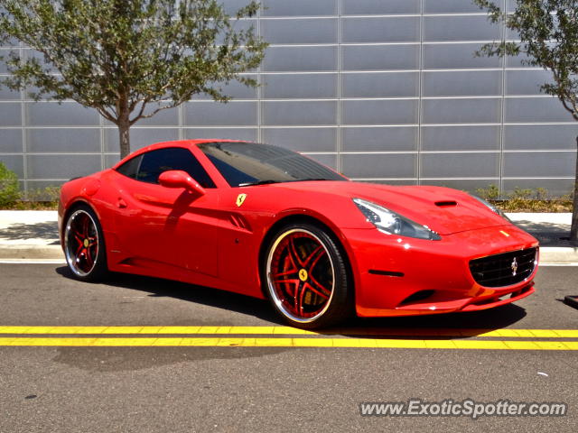 Ferrari California spotted in Orlando, Florida