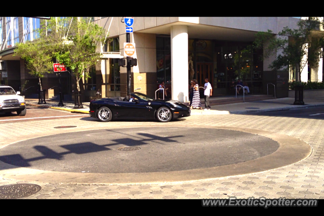 Ferrari California spotted in Downtown orlando, Florida