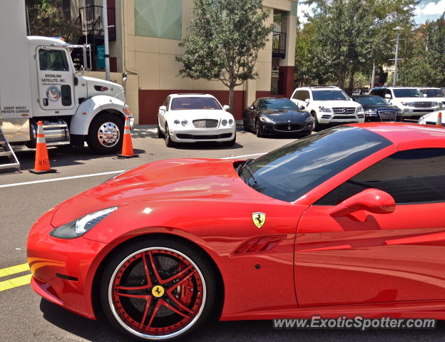 Ferrari California spotted in Orlando, Florida