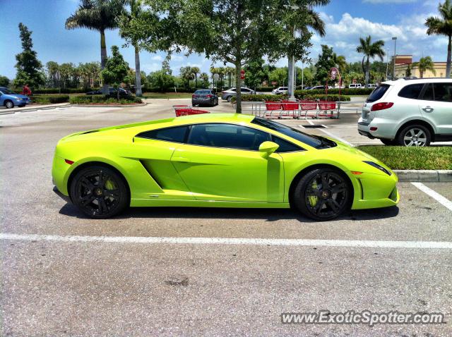 Lamborghini Gallardo spotted in Naples, Florida