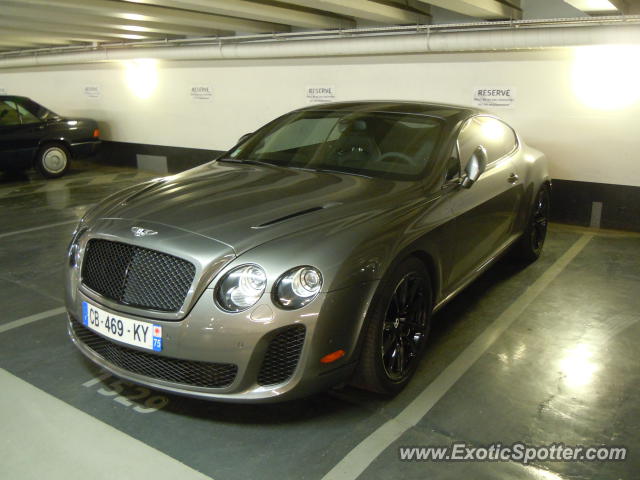 Bentley Continental spotted in Paris, France