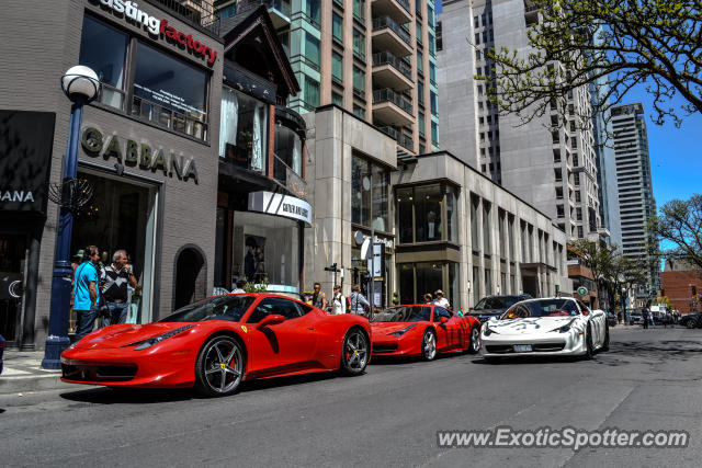 Ferrari 458 Italia spotted in Toronto, Canada