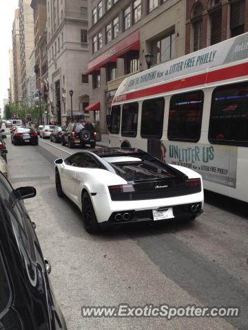 Lamborghini Gallardo spotted in Philadelphia, Pennsylvania
