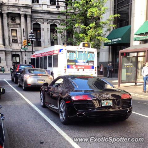 Audi R8 spotted in Philadelphia, Pennsylvania