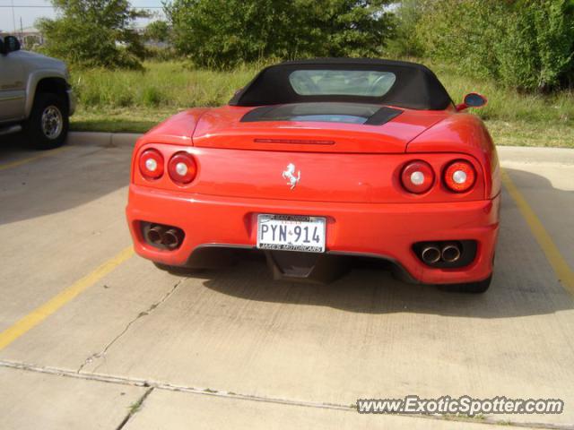Ferrari 360 Modena spotted in Houtston, Texas