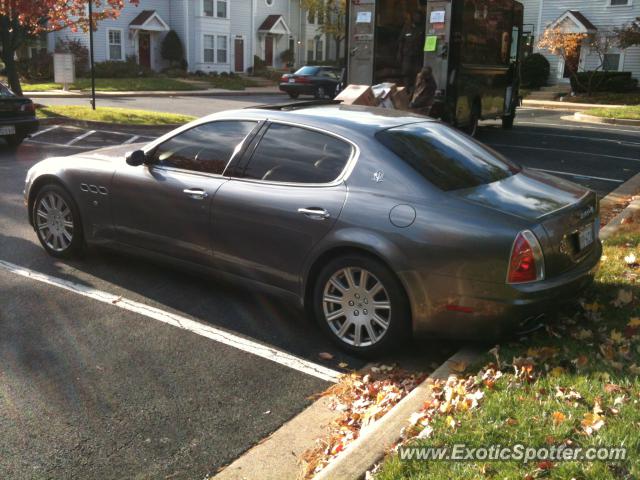Maserati Quattroporte spotted in Alexandria, Virginia