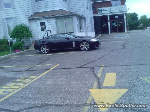Jaguar XKR spotted in Sarnia, Canada