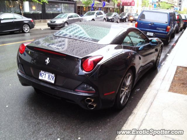 Ferrari California spotted in Montreal, Canada
