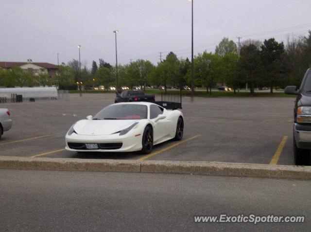 Ferrari 458 Italia spotted in London, Canada