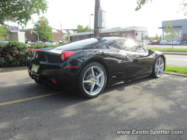 Ferrari 458 Italia spotted in Wayne, New Jersey