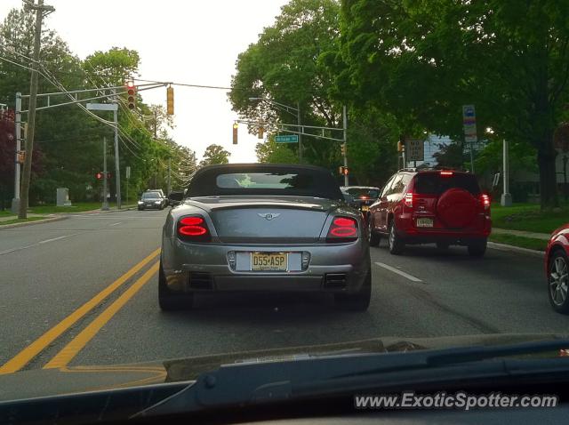Bentley Continental spotted in Livingston, New Jersey