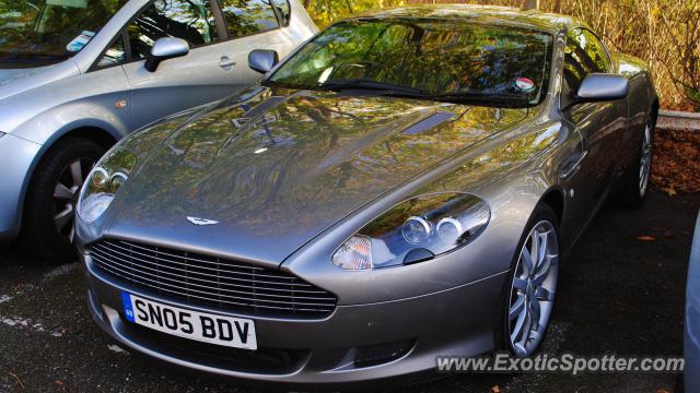 Aston Martin DB9 spotted in Fleet, United Kingdom